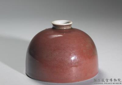 图片[3]-Flat bulbous vase with red glaze, Qing dynasty, Kangxi reign (1662-1722)-China Archive